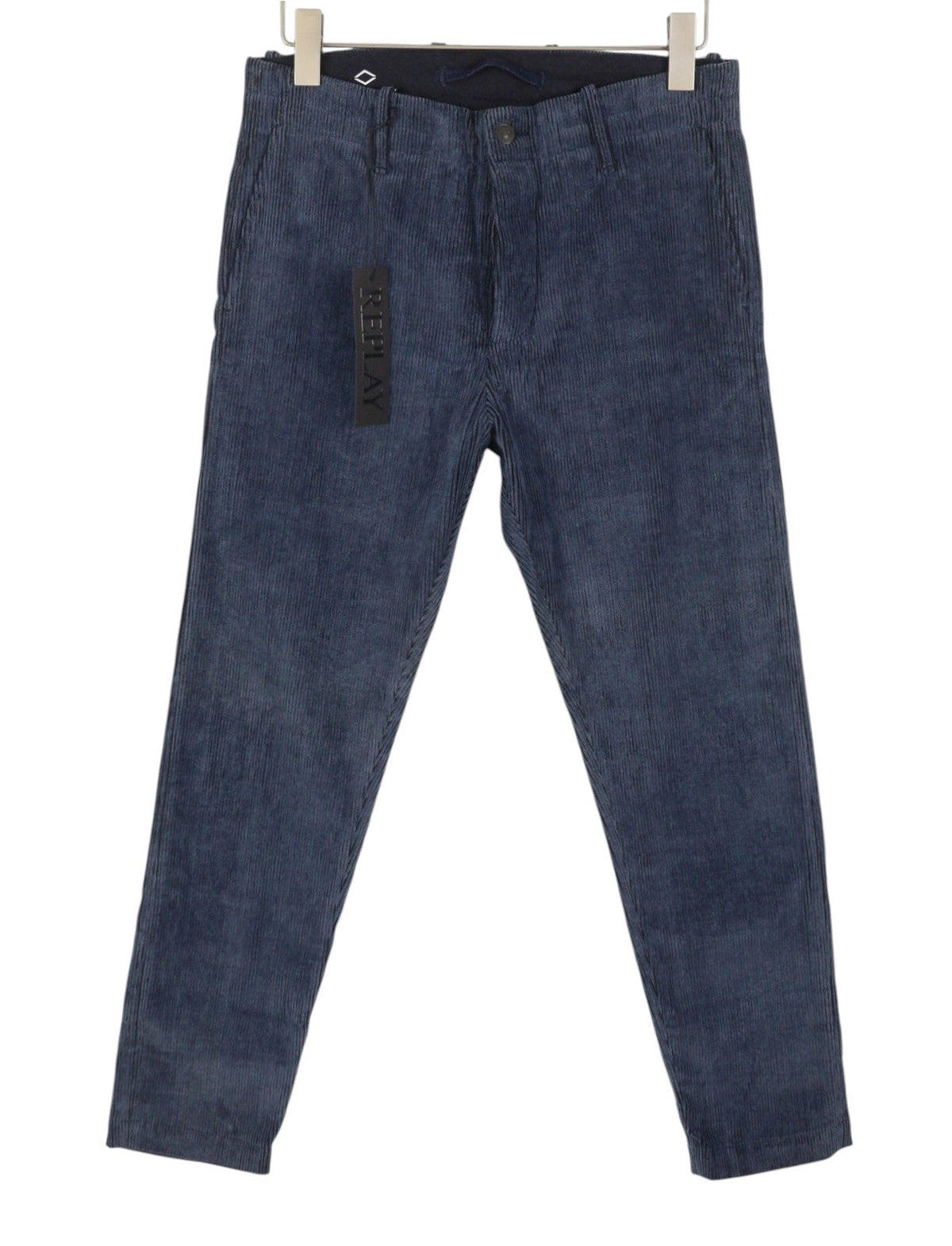 Pantalón de algodón azul