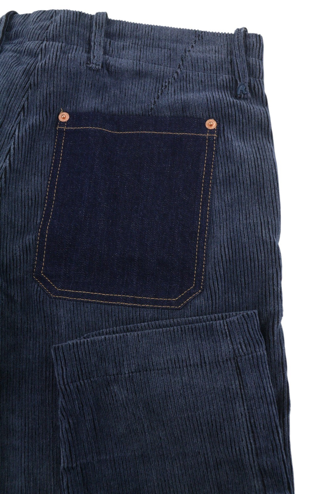 Pantalon en coton bleu