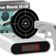 Gun Alarm Clock With Laser Pistol White