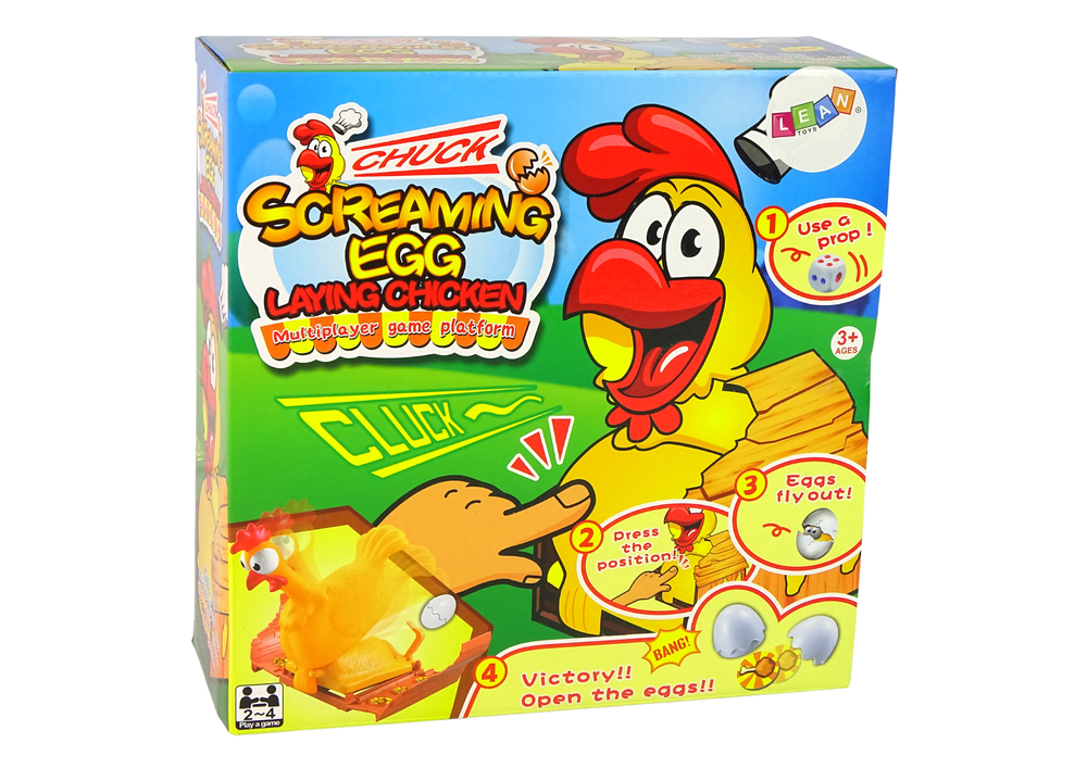 Family Arcade Game Screaming Egg Squeaking Hen Popping Egg