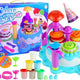 Color Clay Diy Birthday Party Cake House