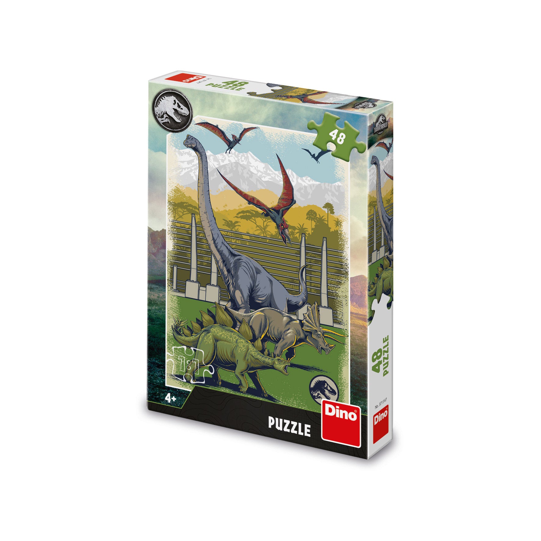 Puzzle Jurský svet 48 dielikov