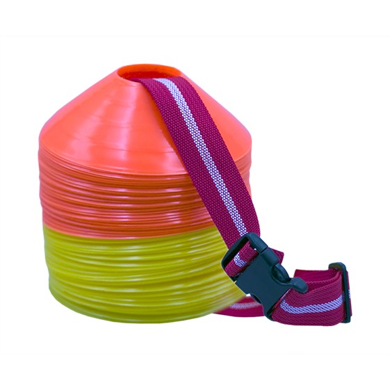Pack Cones Belt Amarillo Flúor/Naranja Flúor/Blanco/Azul