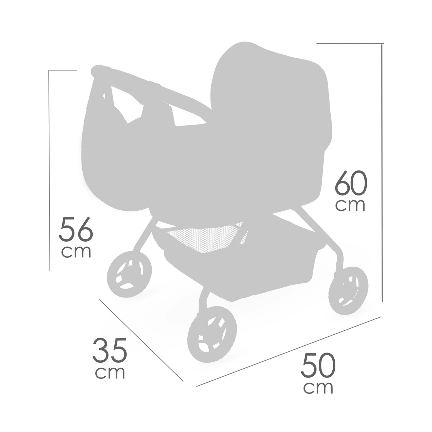 Decuevas 86074 Stroller Tiúilip - 56 Cm