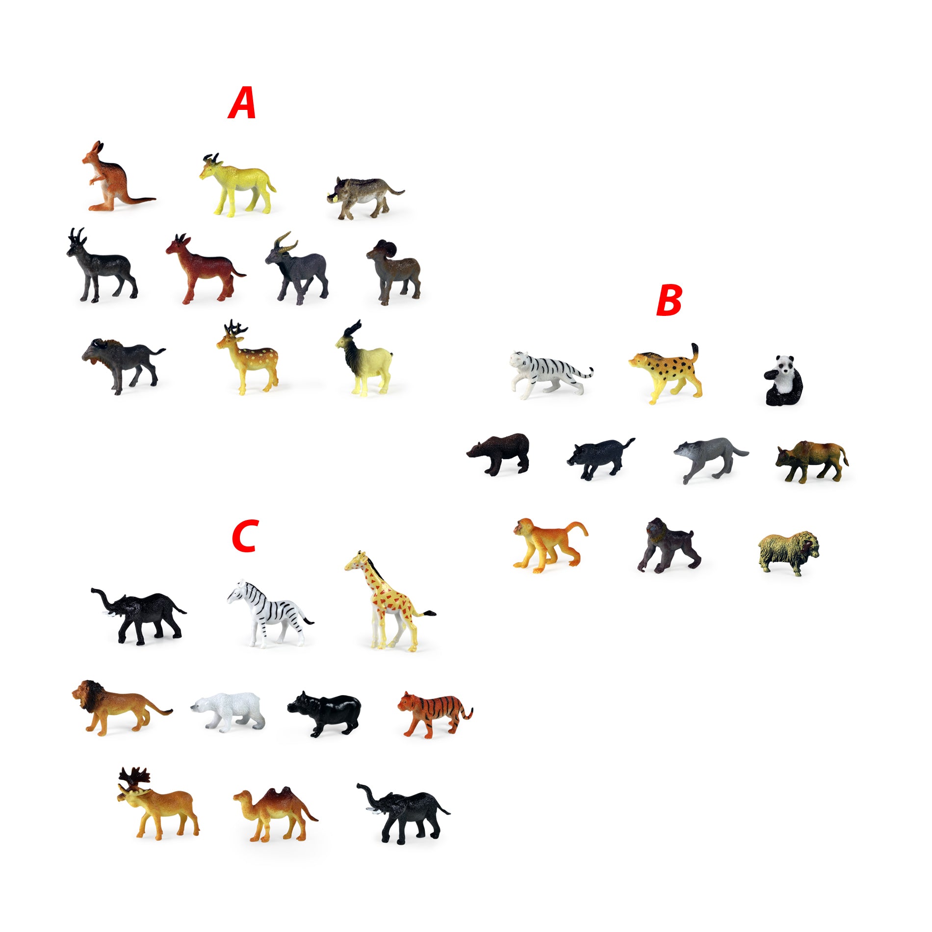 The Wild Animals 10 Pcs In A Package