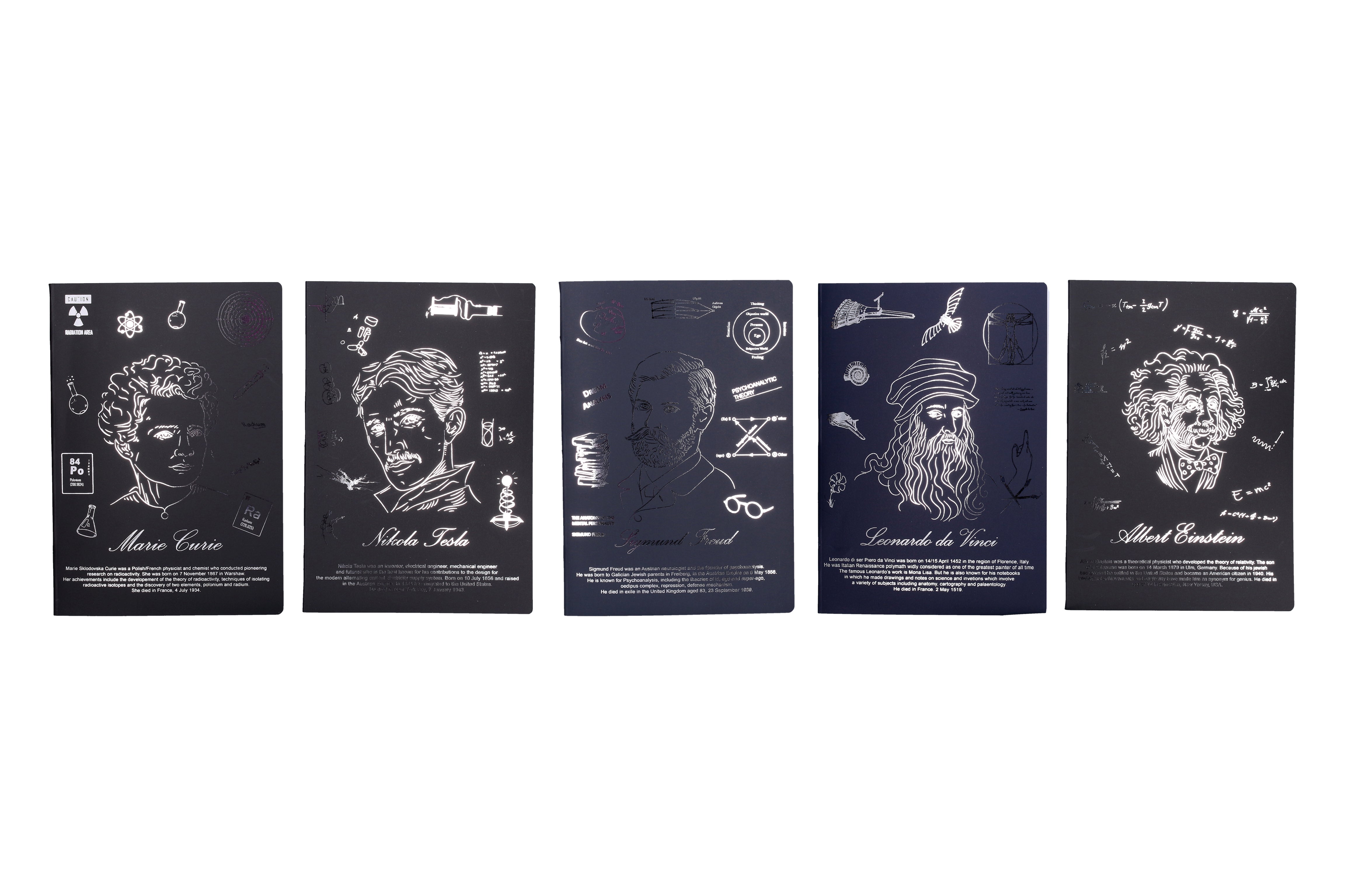 A4 Lined Notebook 40l - Scientists