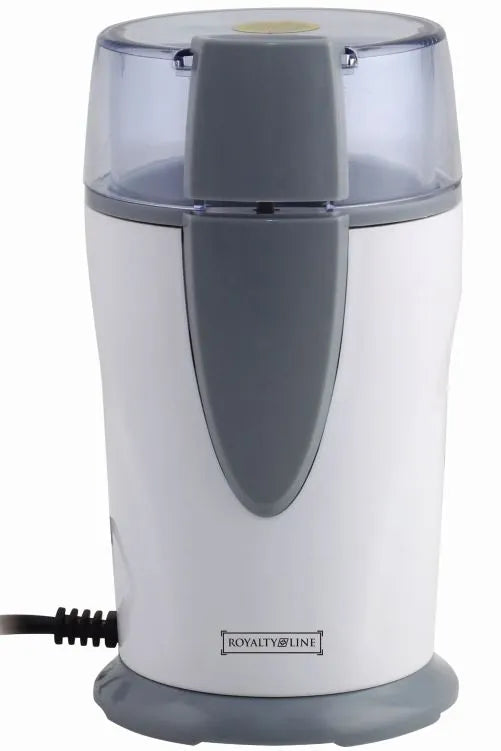 Elektrische Kaffeemühle von Royalty Line, 150 W, Weiß