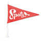Spatz Tentflag And Pole Pak-10 Red