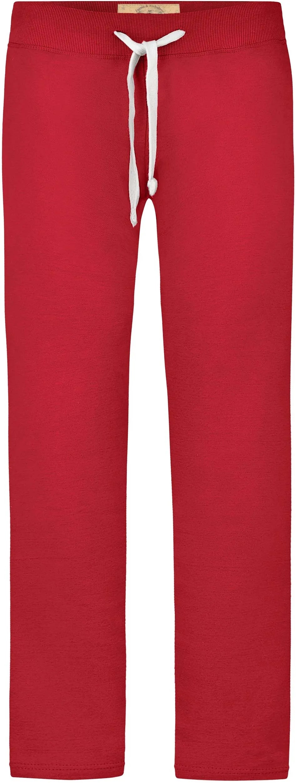 Calça de moletom feminina james & nicholson vintage vermelho m