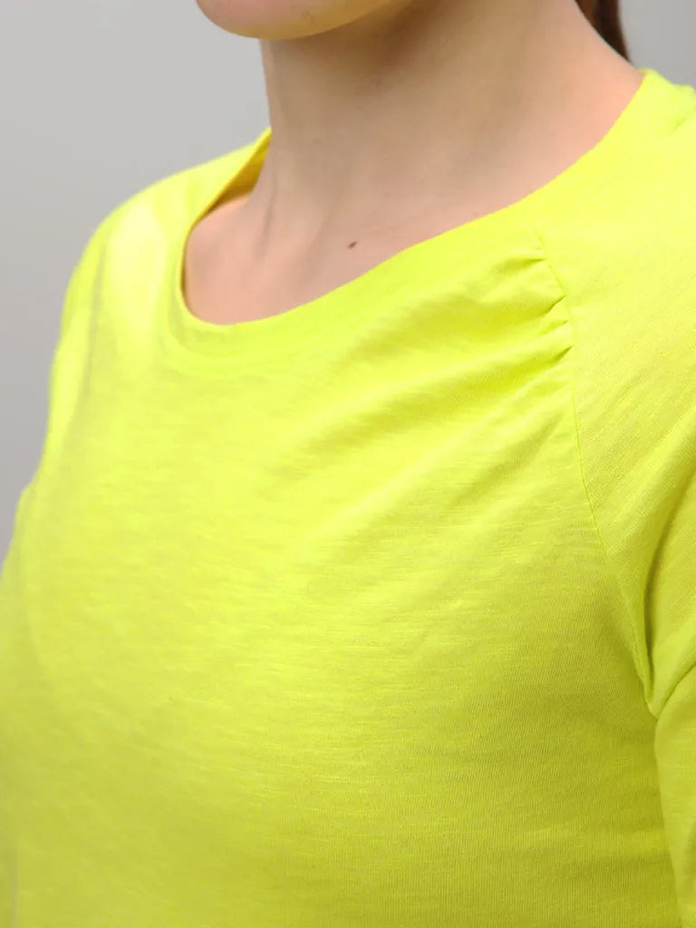 T-shirt femme loop blueva vert xl