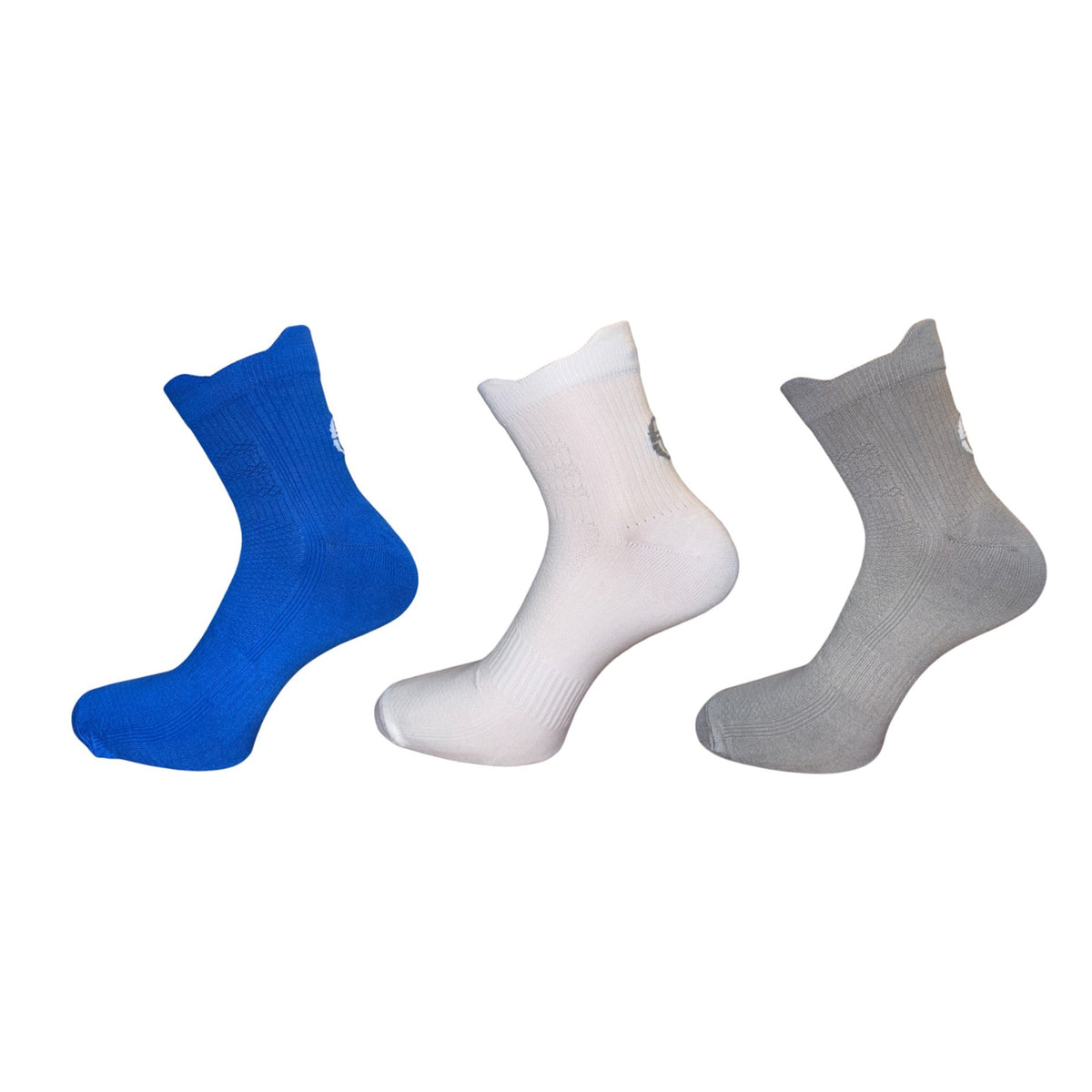 Tripack ponožky Tacchini Recycle 2/3b Blanco/Gris/Azul 39-42