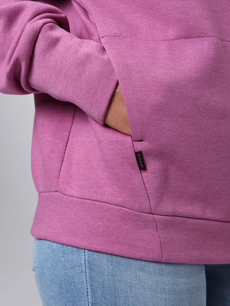 Dame sweatshirt Loap Ebmara Pink