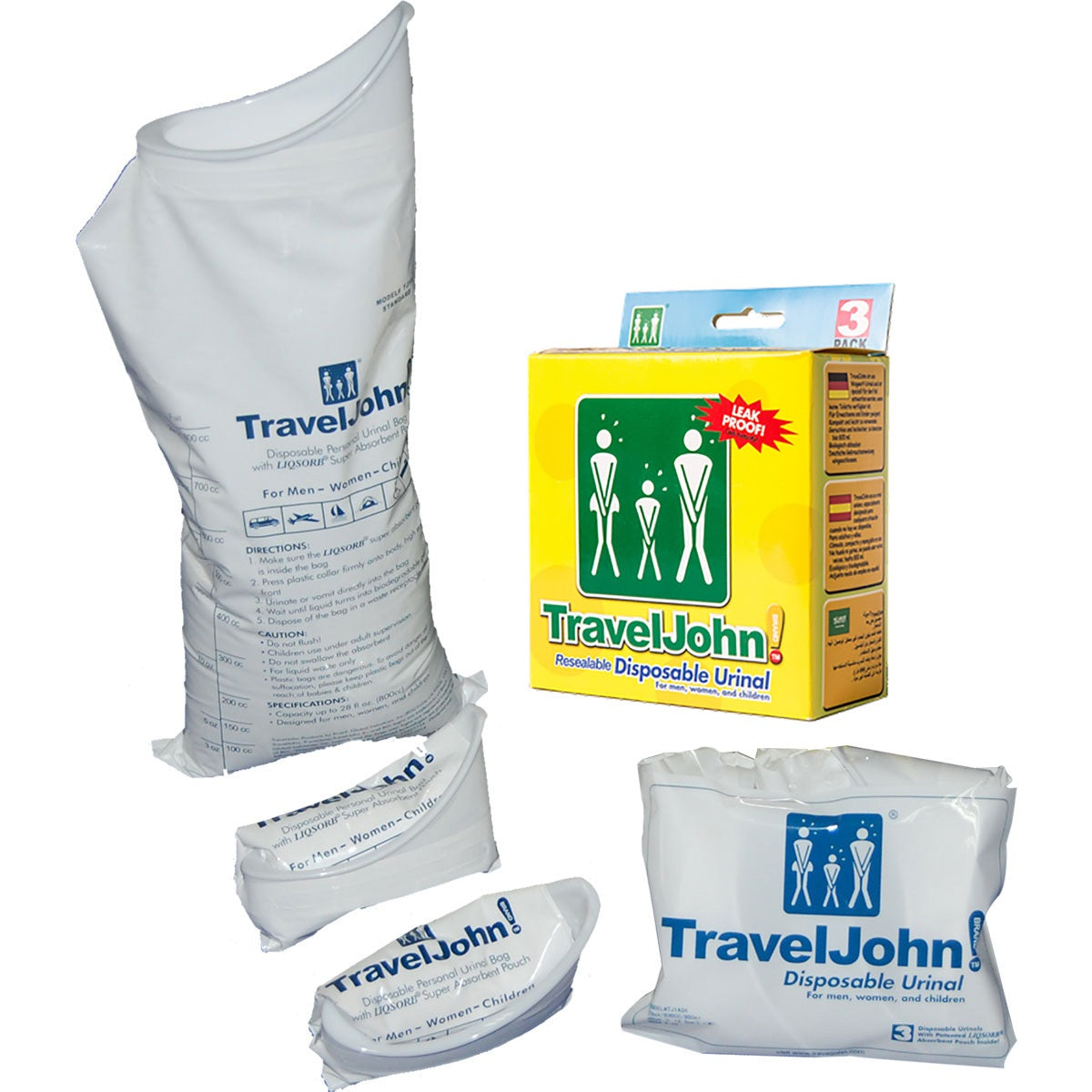 Traveljohn Pet Urine Bags 3 Pieces