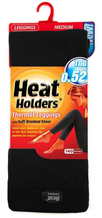 Damen-Leggings Heat Holders Schwarz