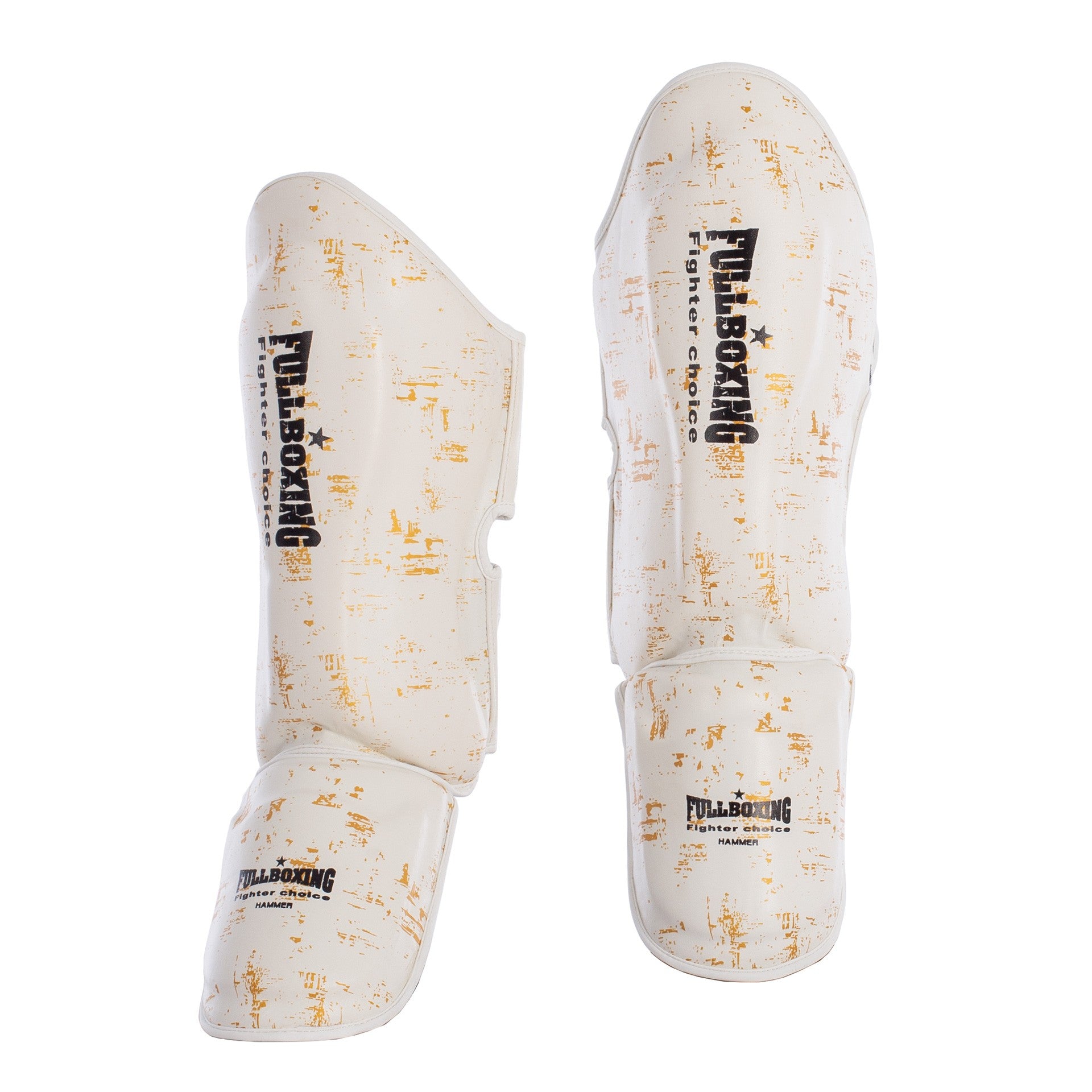 Para nagolenników Hammer Fullboxing w kolorze białym