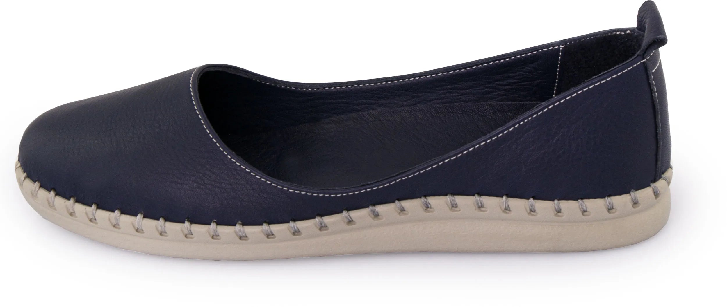 Ballerines Femme Cuir Nell Aurora Bleu Marine