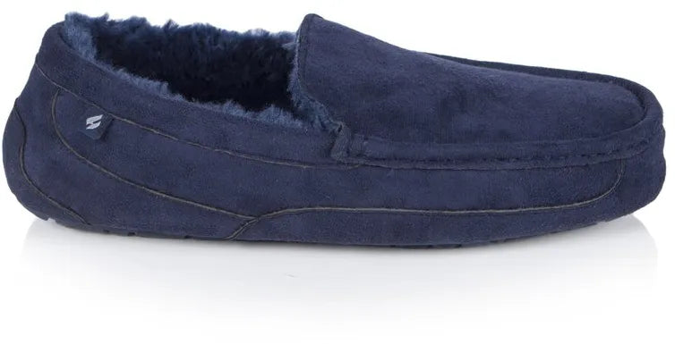 The Warmest Men's Slippers Heat Holders Slippers Blue