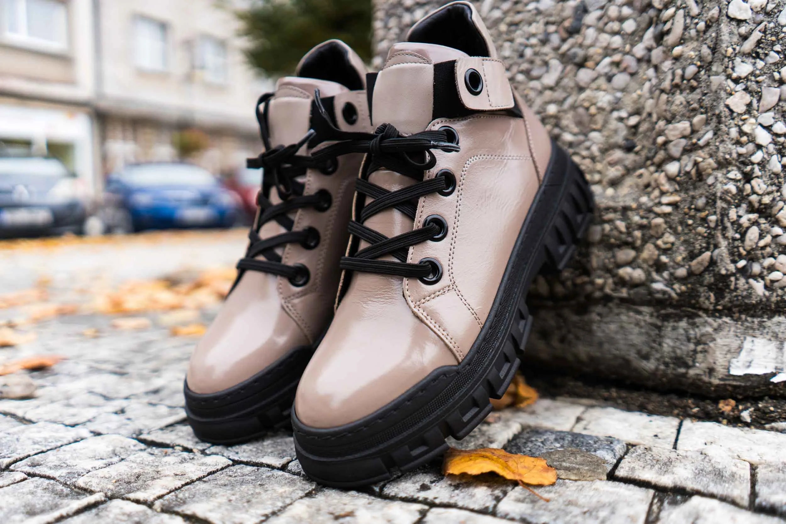 Skinnskor för kvinnor Nell 157 Beige