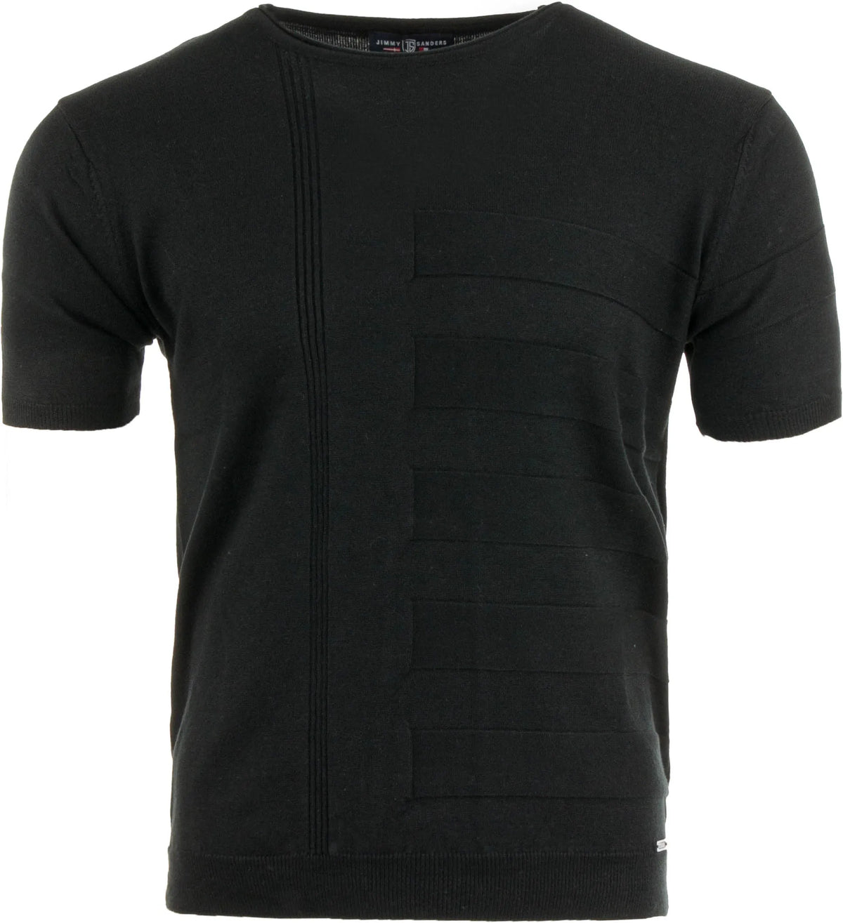 T-shirt męski Jimmy Sanders Zeus Black w kolorze czarnym