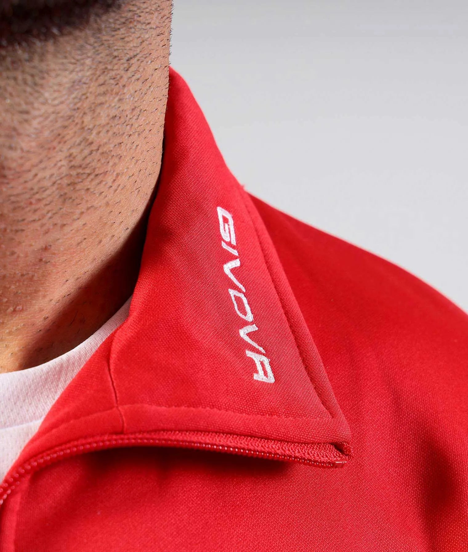 Felpa sportiva Givova Polarfleece Mono 500 Rossa