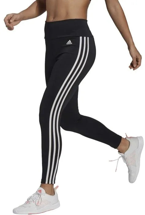 Leggings femininas adidas wms hig rise 3 stripes 7/8 tight preto xs