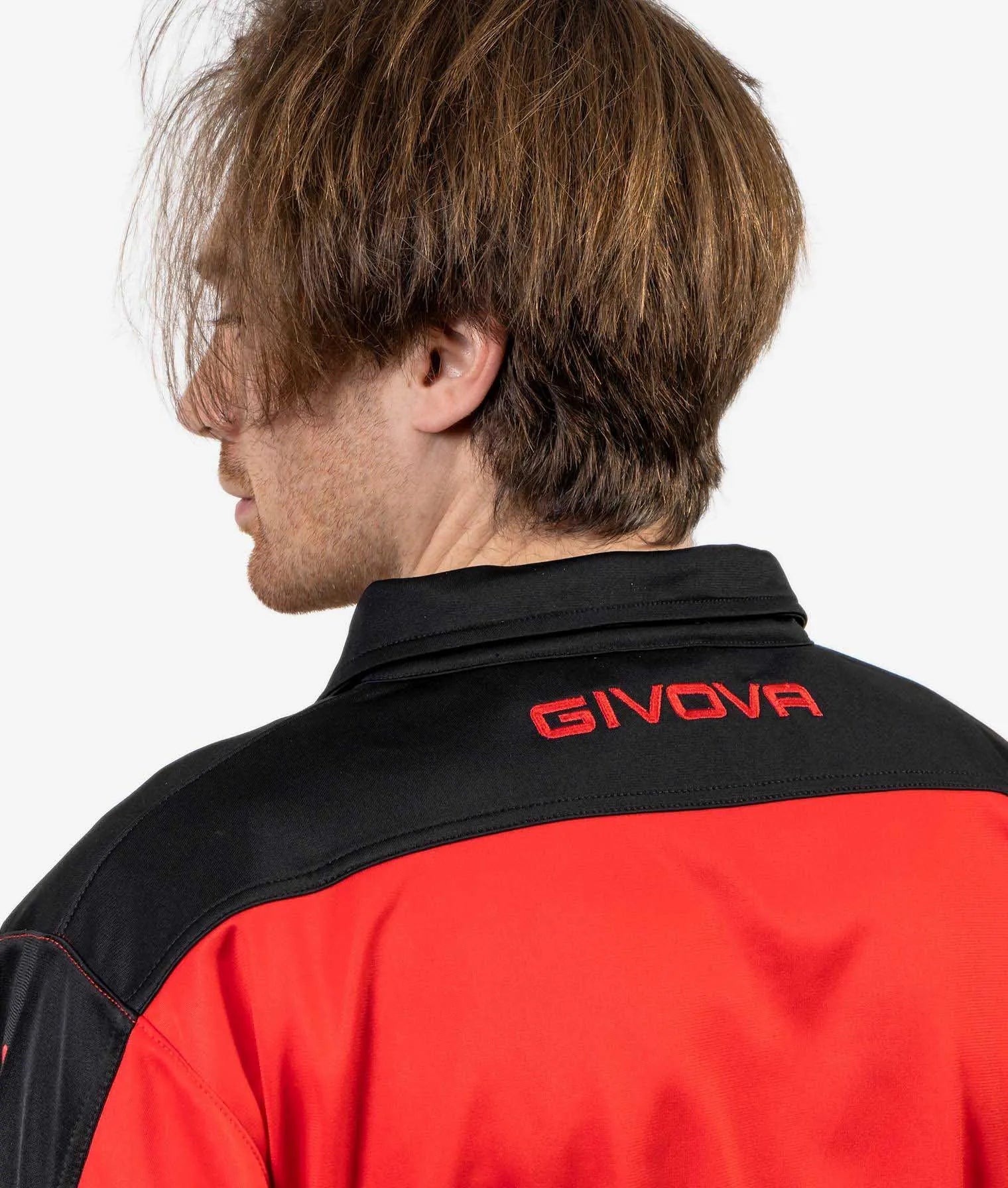 Sportset givova roma rood-zwart rood xl