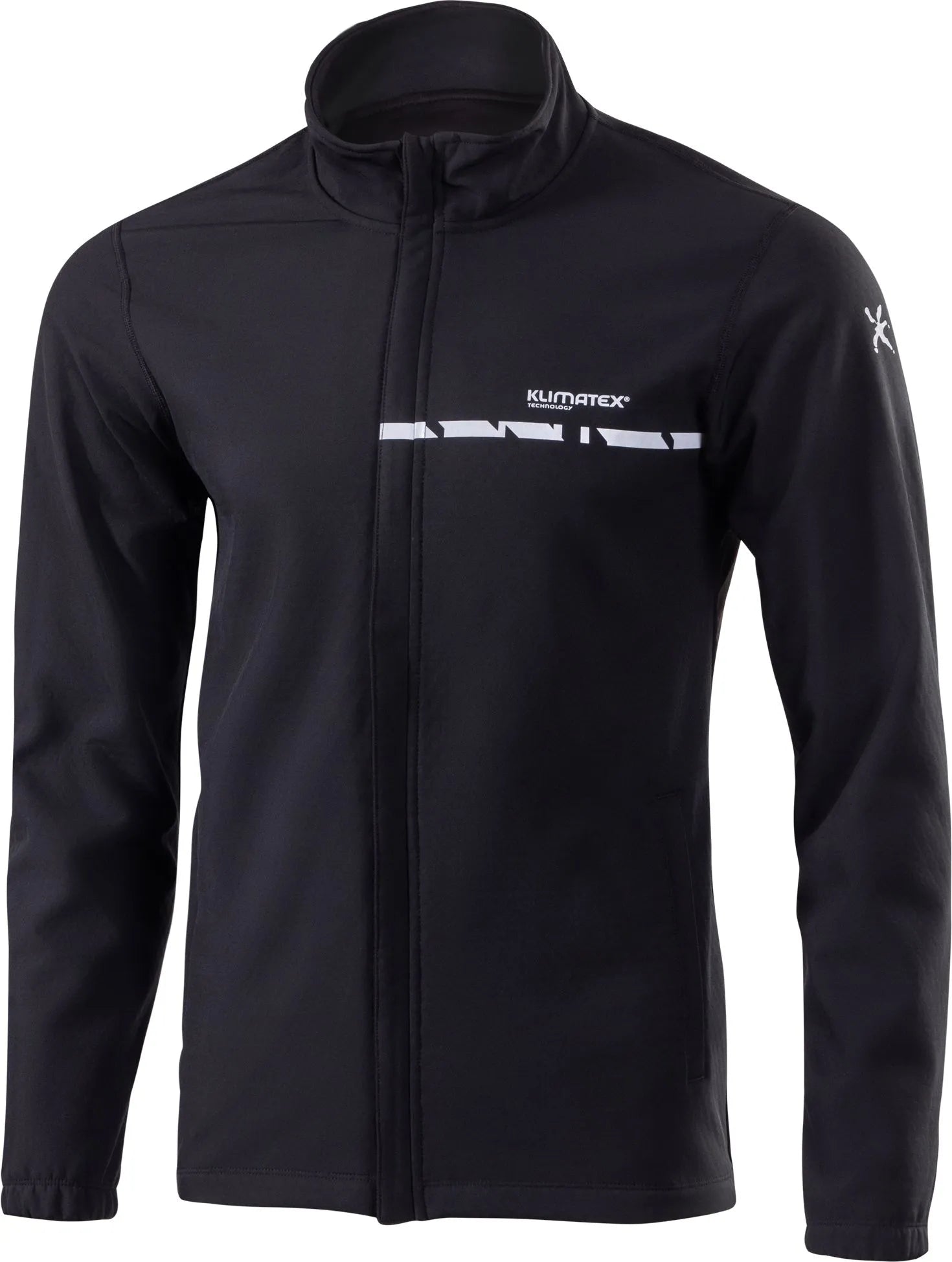 Chaqueta de running para hombre klimatex teron negro m