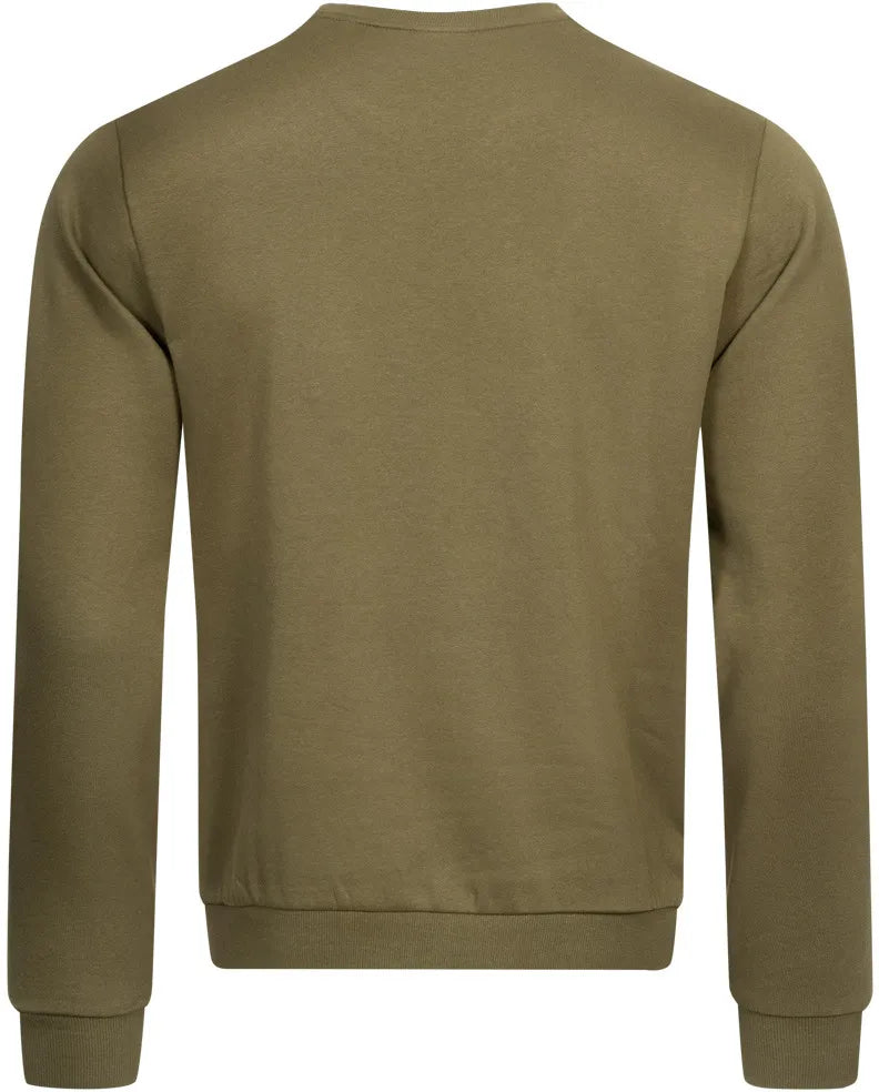 Jeep Herren Rundhals-Sweatshirt Star ganz braun