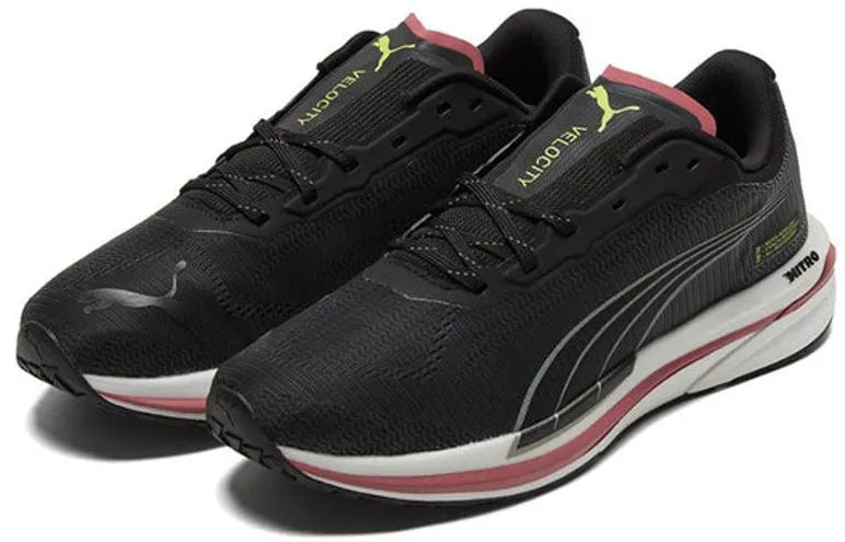 Puma Velocity Nitro Wtr Zwart-wit-roze Zwart