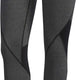 Дамски клин Adidas Alphaskin Long Heathered Badge Grey