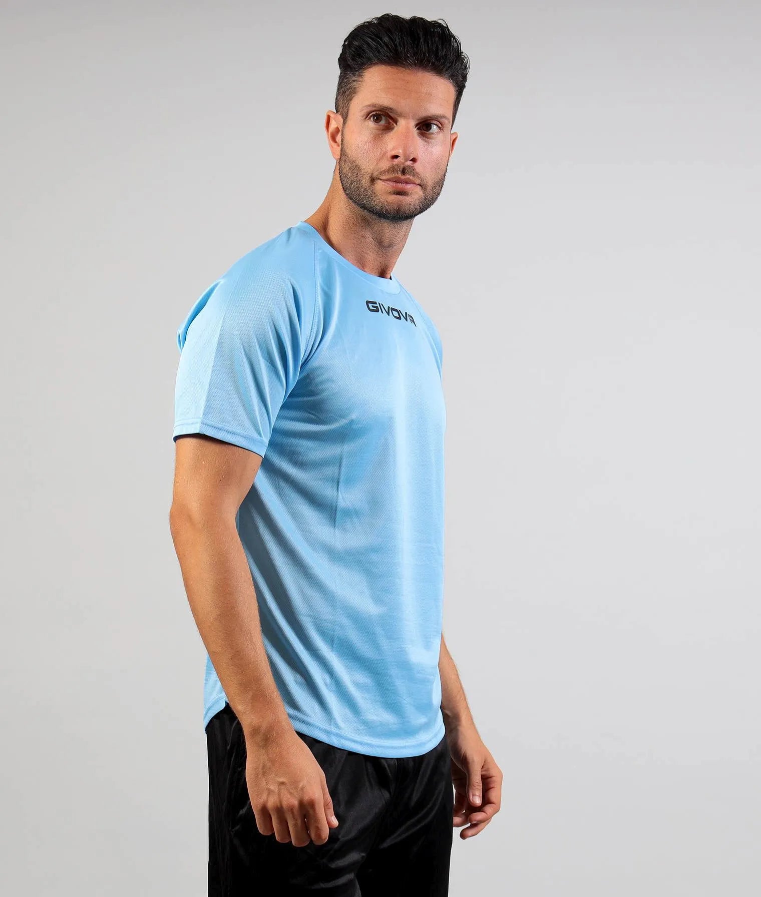 Sportshirt Givova One Microforata Blauw