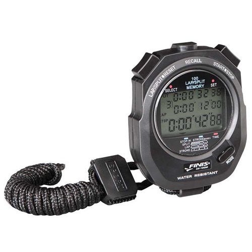 Finis 3x100m Stopwatch | Black