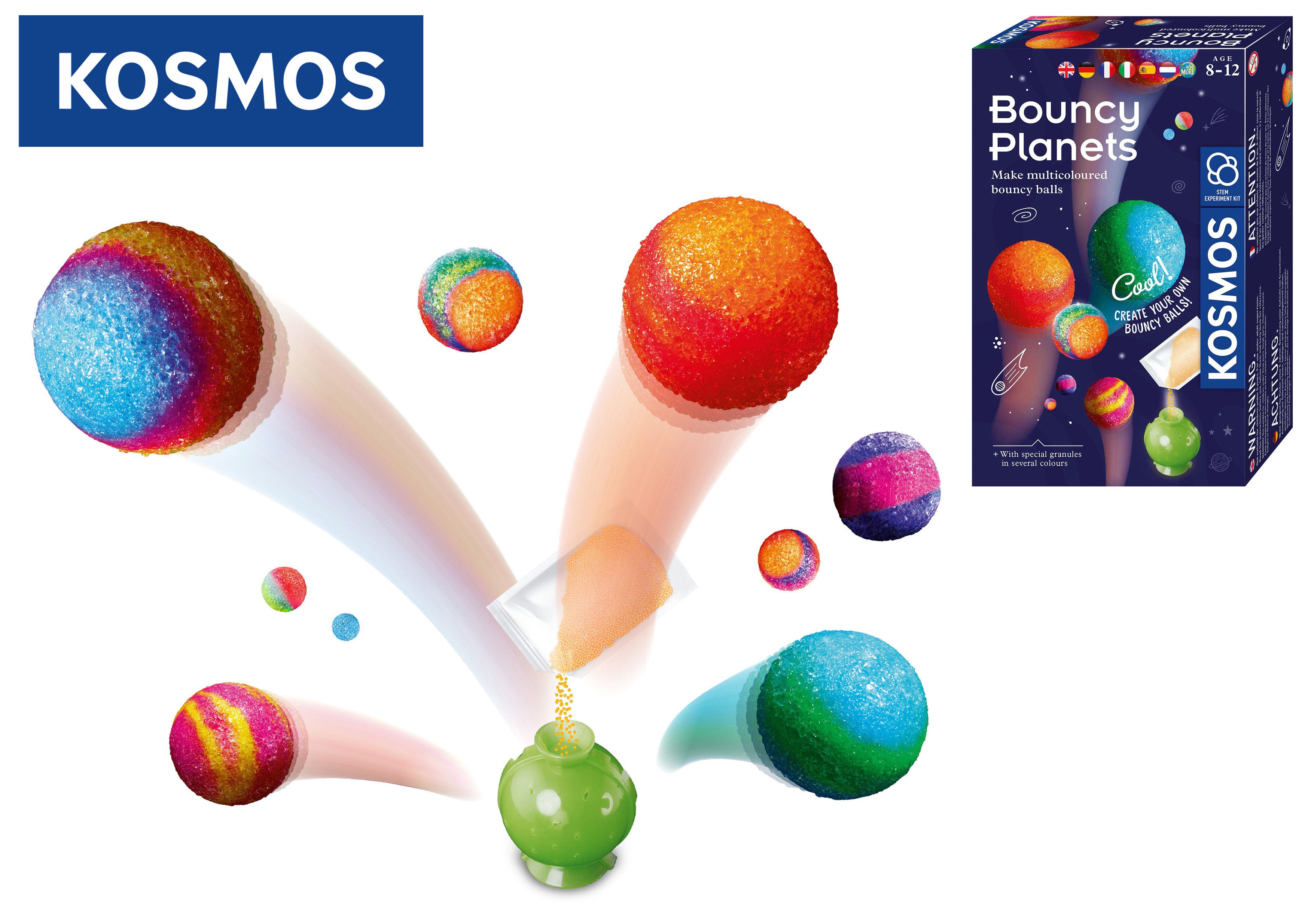 Kosmos stellt Hüpfball-Sets her