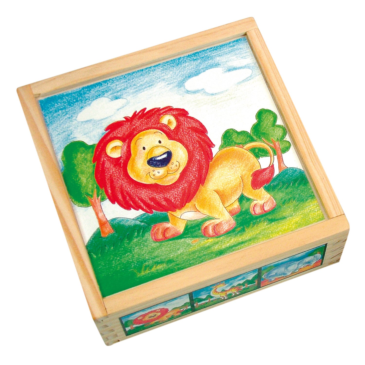 Cubi Pieghevoli Animali Selvatici 9 Pz