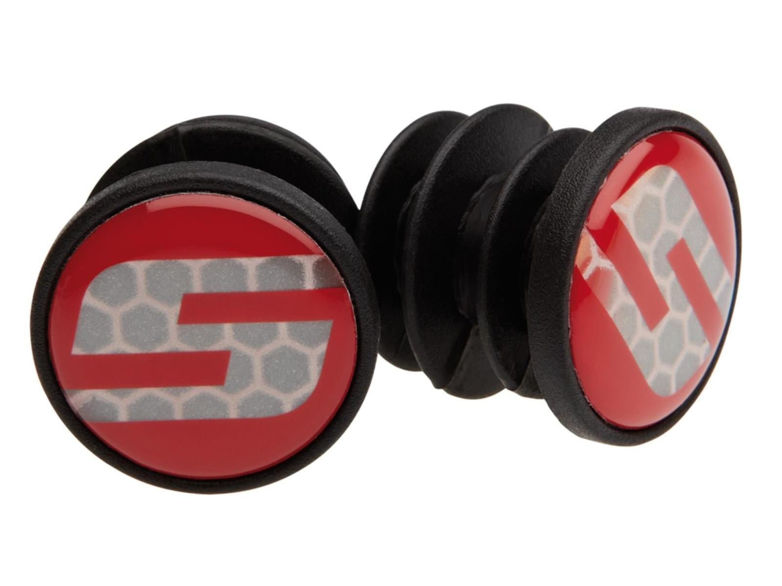 Sram Bar Plugs Road Black-red