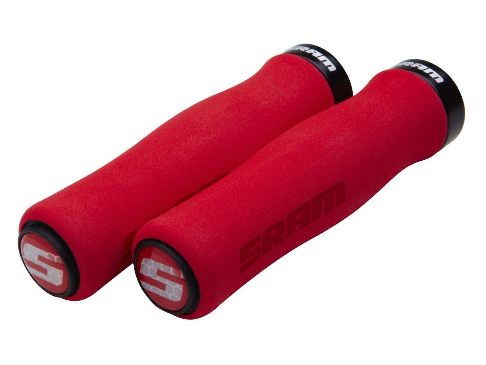 Sram Grips Locking Contour Foam Red-black