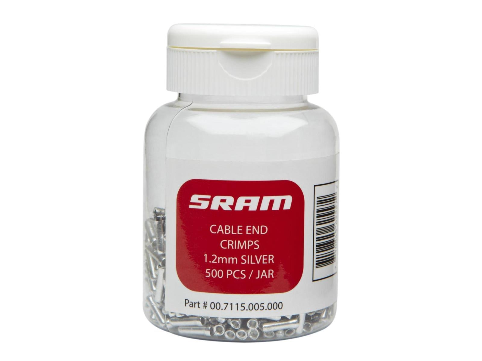 Sram Cable End Crimps Silber