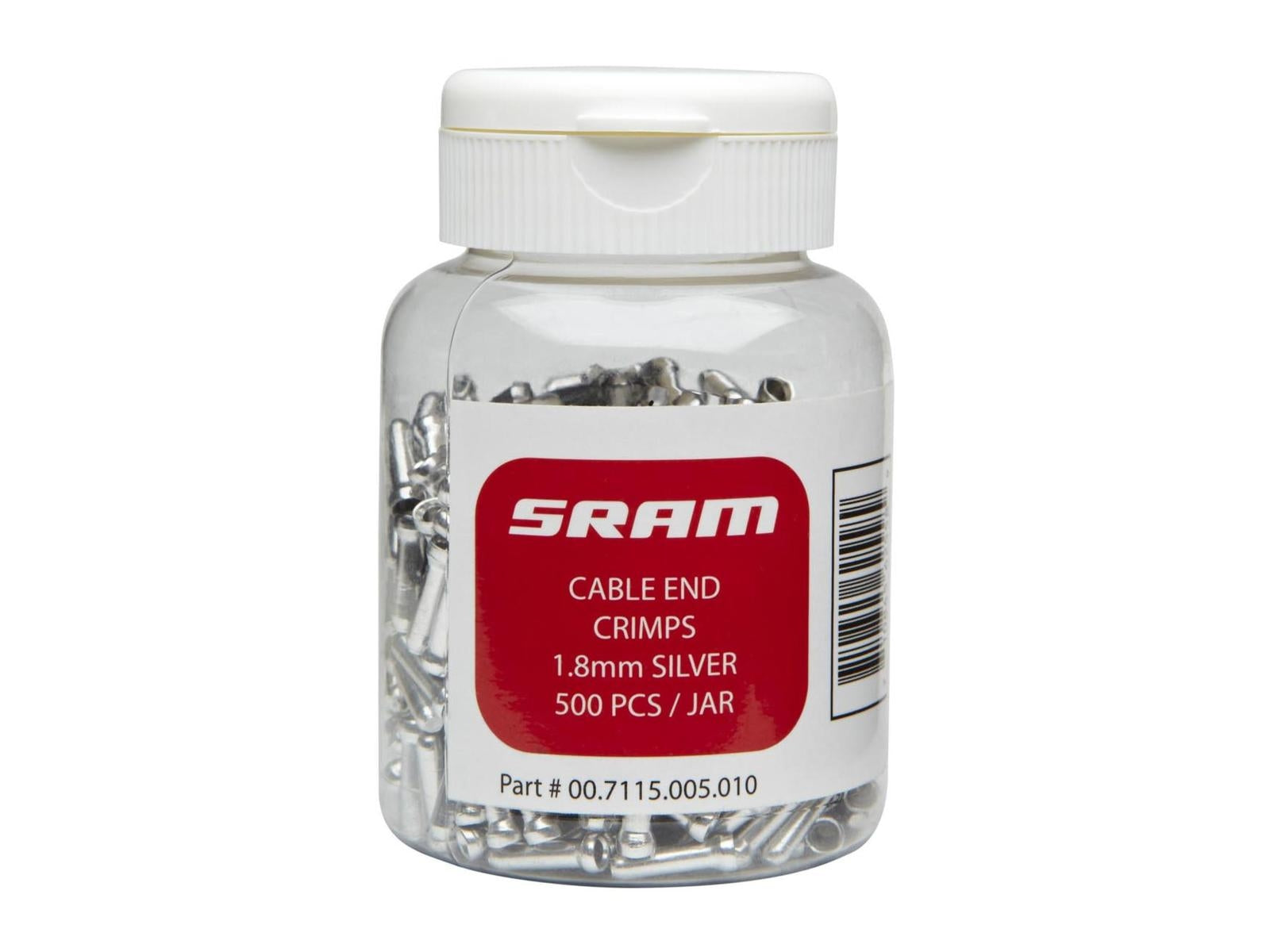 Sram Cable End Crimps Silber