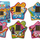 Gioco del mattoncino elettronico Tetris portatile Star Purple