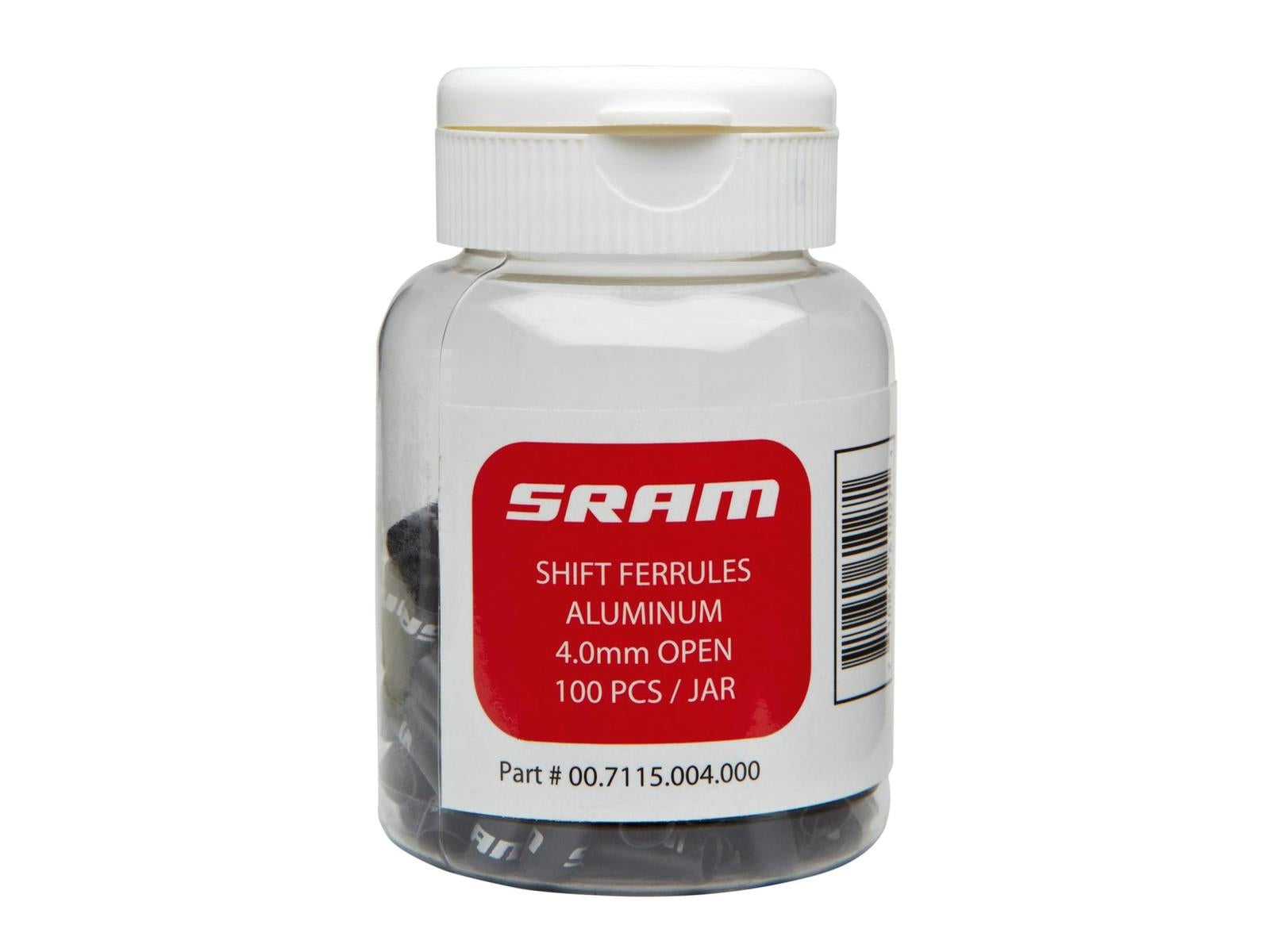 Sram Cable Ferrules Short Schwarz