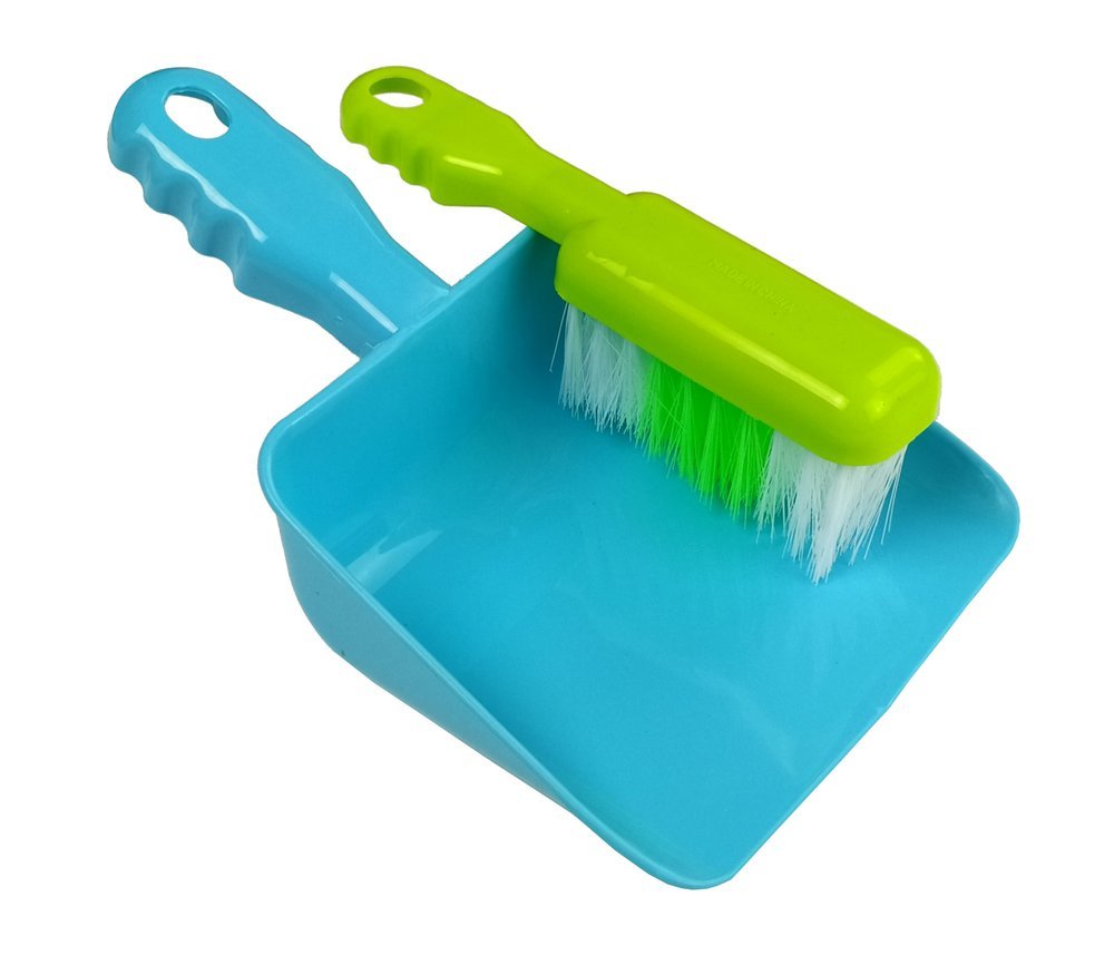 Cleaning Set On A Cart With A Vacuum Cleaner
