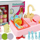 Colorful Sink With Tap Dishwasher With Accesories