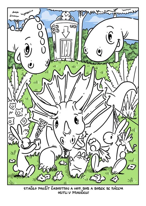 Coloring Pages Mfp A4 Bob And Bobek