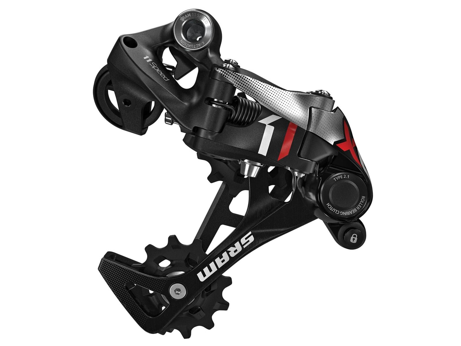 Sram Rear Derailleur X01 Type 2.1 Black-red