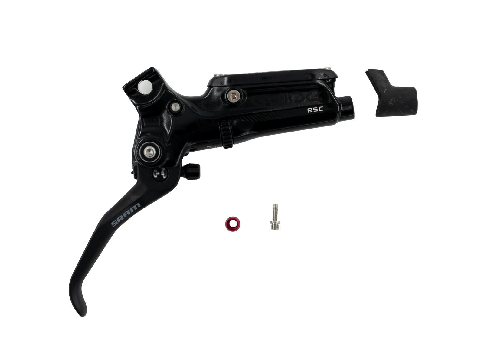 Sram Disc Brake Lever Assembly - Aluminum Lever Guide Rsc Black