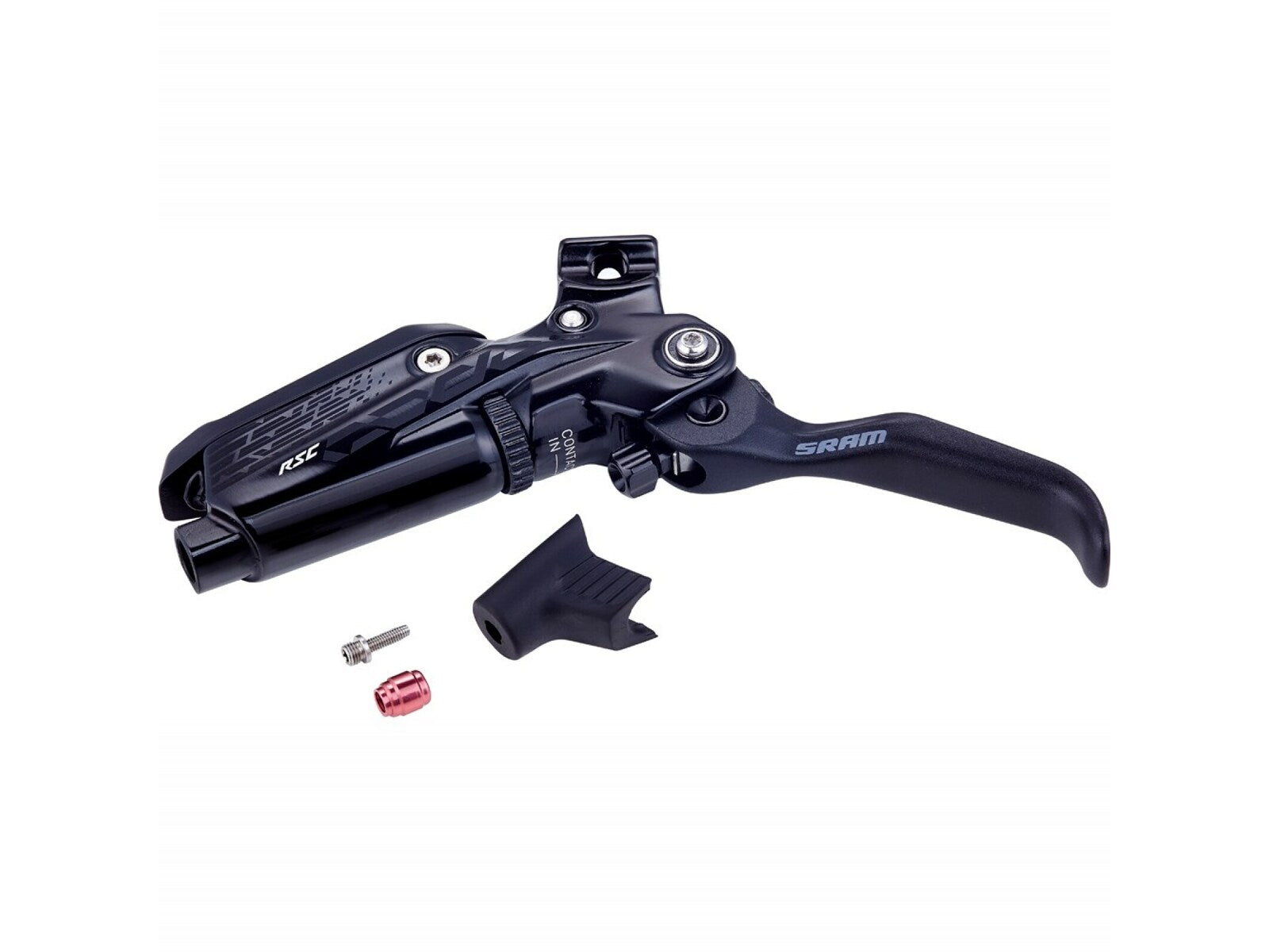 Sram Disc Brake Lever Assembly - Aluminum Lever (assembled No Hose Includes Barb & Olive) Version 2 Bla
