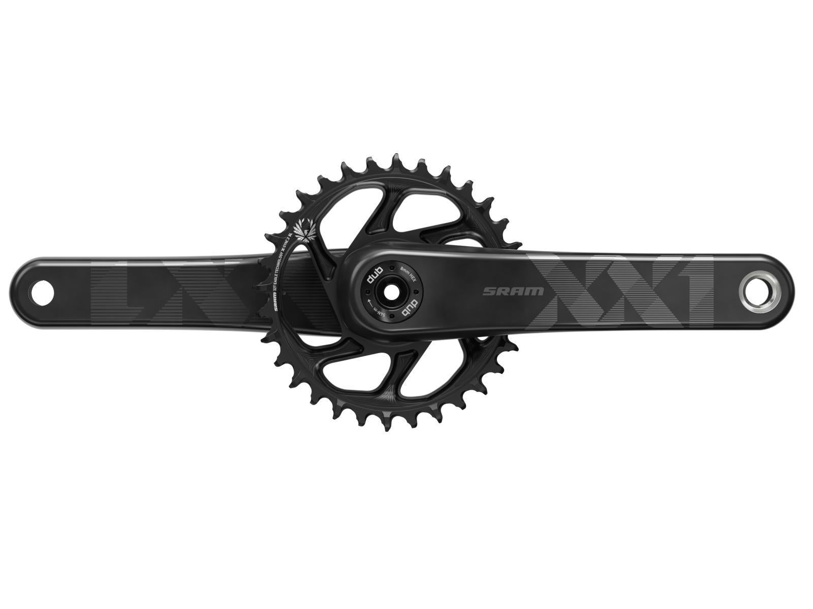 Sram Xx1 Eagle Dub Crankset Black