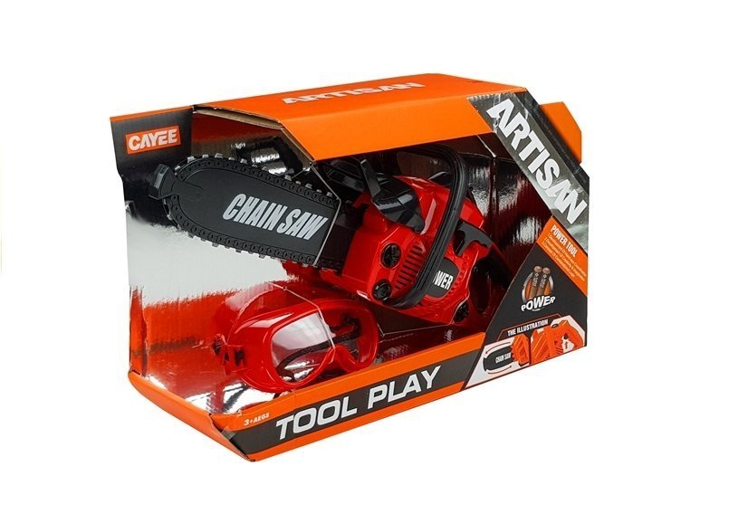 Little Lumberjack Set Chainsaw With Safety Glasses
