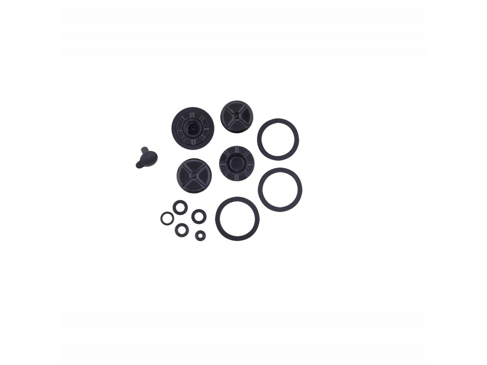 Sram Disc Brake Caliper Piston Kit - (includes 2-16mm &2-15mm Caliper Pistons Seals & O-rings) - Code R