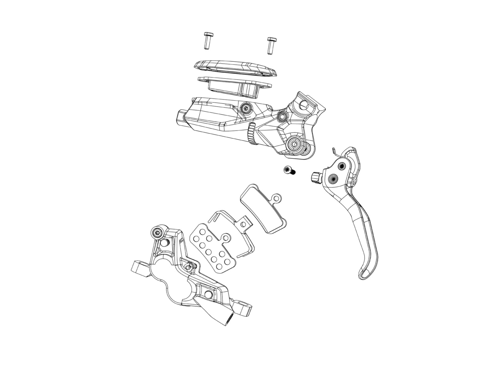 Sram Disc Brake Caliper Assembly